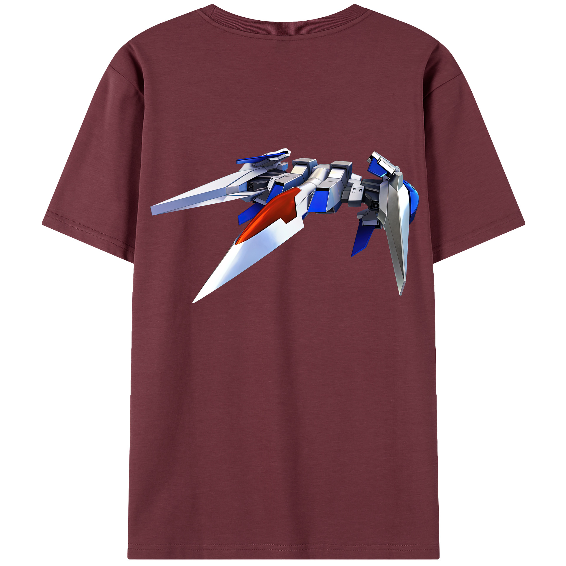 （画像用） 機動戦士ガンダム Mobile Suit Gundam 綿100％半袖Tシャツ（背面プリント）